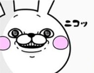 【可7-11、全家繳費】日本限定貼圖 － Rabbit100%超會動貼圖。