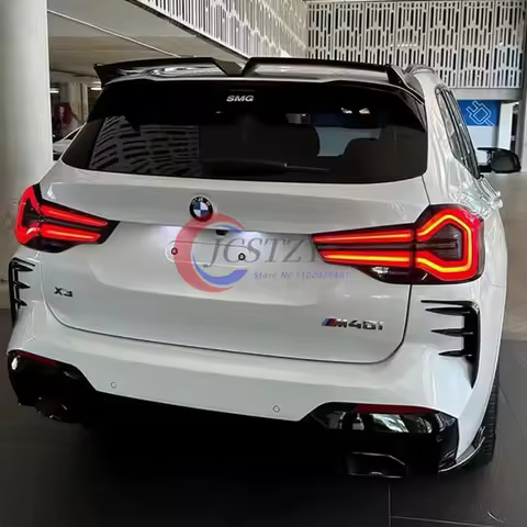For Bmw X3 iX3 X3M G01 G08 F97 2018-2024 ABS Plastic Black Carbon Car Rear Trunk Lid Spoiler Wings E