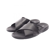 [Used] Prada PRADA Sandals Crisscross 2X3111 Leather Shoes Crisscross Slide Sandals Men's Unused