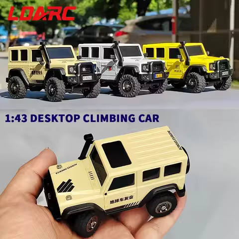 LDARC X43 1/43 MINI RC Electric Remote Control Model Car Desktop Crawler RTR 4WD Adult Children's To