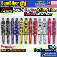 Apido Batik Absorber Adjustable Gas 330mm 340mm 270mm EX5 Wave 100 110 125 Dash Bonus Sport Rider La