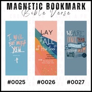 3pcs Bible Verse Magnetic Bookmark 0019- 0036
