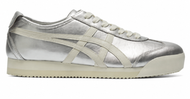 Onitsuka Tiger 鬼塚虎 MEXICO 66 潮流時尚薄底 防滑 低幫板鞋 男女同款 銀色（熱銷折扣）