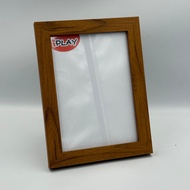 Minimalist Picture Frame Colored Wood 1" Edge A2 12x24 15x20 15x21 16x24 18x24 Inches 02 With Glass 