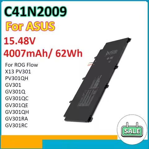 62WH C41N2009 Laptop Battery for ASUS ROG Flow X13 PV301 PV301QH GV301 GV301Q GV301QC GV301QH GV301R
