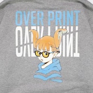 OVERPRINT Inverted Hoodie * cotoh tsumi (Heather gray) OVER PRINT