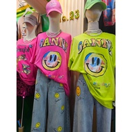 SUBMIT | Oversize T-Shirt Over No.23 Smile Ganni