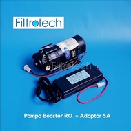 RO PUMP 400 GPD/500 GPD BOOSTER PUMP RO 400GPD + ADAPTOR + FITTING