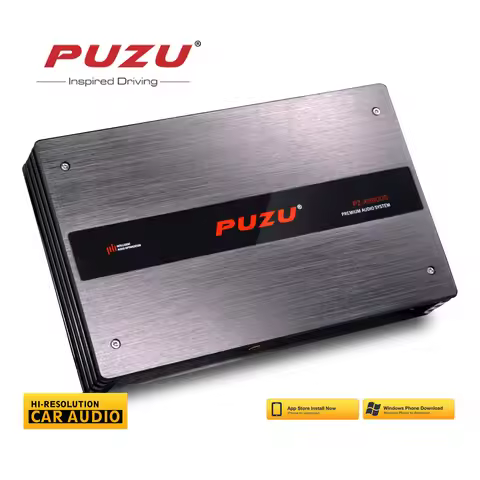 PUZU PZ-X6800S 6ch to 10ch Premium Car Audio DSP processor built in 8ch amplifier output power 500W