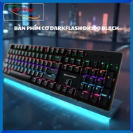 DARKFLASH DK100 Black Mechanical Computer Keyboard - Genuine Product