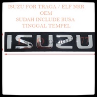 Emblem Logo Isuzu Elf Front Cabin Chrome Elf NKR 55 NKR 71- NMR 71 TRAGA /Isuzu Elf Isuzu Auto Parts