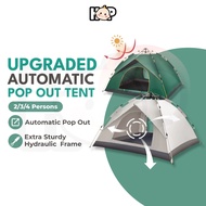 2/3/4 Person Khemah Camping Waterproof Camping Tent Auto Tent Camping Kemah Camping Automatik Pop Up
