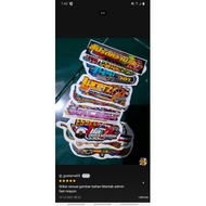 Sticker Pack Thailand Racing Look Babylook Beat Vario Scoopy Helm 11 P