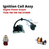 Mesin Pam Racun Power Sprayer TU26 708 709 Ignition Plug Coil Engine Pump Ignition Coil