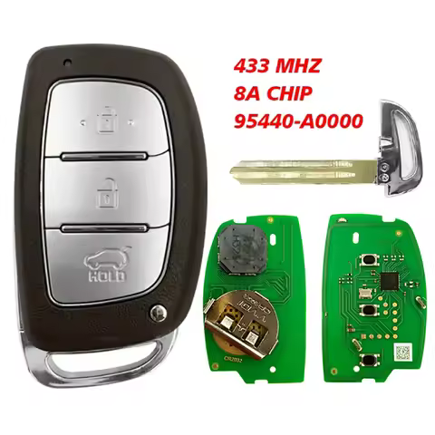 CN020152 Aftermarket 3 Button Smart Key For Hyundai Creta 2016 Remote Fob 433MHz 8A Chip PN FCCID 95
