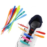 【HOT】♕ No Tie Lazy Round Shoestrings Adults/Kids Shoes Accessories 14pcs /Set Elastic Shoelaces Silicone Shoe Laces