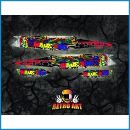 ➠ ✭ ∨ HONDA WAVE 100 thai decals vandal