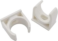 SDTC Tech 12-Pack U-Shaped PVC Water Pipe Clamps Fit for 20mm (0.812") OD, Compatible with 1/2" ID P