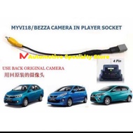 Perodua Myvi 2018 / Bezza Reverse Camera Socket RCA Input 4pin PERODUA BEZZA / MYVI 2017 2018 2019 2