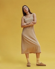 Pudee Neighbor Slip Dress เดรสยาว (พร้อมส่ง)