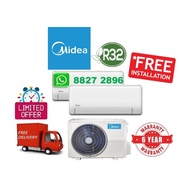 *ALL-NEW-DESIGN* Midea (R32) System 2 Aircon + FREE Dismantle & Disposal AC  + FREE Installation + F