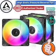 [CoolBlasterThai] ARCTIC P14 PRO REVERSE A-RGB PST BLACK (size 140 mm.) X3 Value Pack PC Fan Case ปร