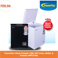 PowerPac Chest Freezer 100L CFC Free, Chiller &amp; Freezer (PPFZ100)