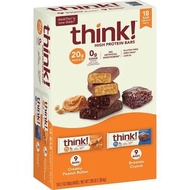 High Protein Bars Variety 2.1 oz x 18 count from Think!