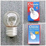 Incandescent Bulb E27 Clear 5W 5 Watt G40 G-40 CHIYODA