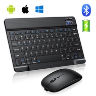 Wireless Keyboard for Tablet ipad Spanish Keyboard and Mouse Mini Russian Keyboard Kit for ipad Pro