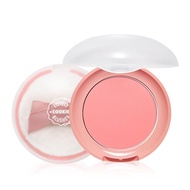ETUDE Lovely Cookie Blusher #OR202 Sweet Coral Candy 4g | Glowing & Natural Powder Blush with Long-L
