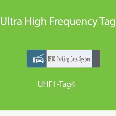 ZK UHF1-Tag4 UHF 860~960mhz Rfid Windshield Tag RFID sticker label for Vehicle Tracking RFID Parking