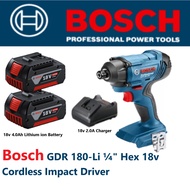 BOSCH GDR 180-LI 18V Cordless Impact Driver Screwdriver Drill Battery Driver GDR180 GDR 180