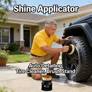 Applicator Brush Shine for Auto Detailing Stand Tire Tire Shine Car