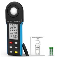 HOLDPEAK Digital Light Meter, 1-400000Lux Illuminance Meter with Large LCD Screen Handheld Ambient T