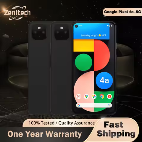 Original Google Pixel 4a 5G Mobile Phone 6GB+128GB NFC 6.2'' 12.2MP+16MP+8MP Snapdragon 765G-5G Octa