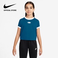 Nike Older Kids (Girls) Sportswear Tee - Green Abyss