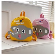 Children Bags 1-3-5 Years Old Boys Canvas Backpack Cartoon Cute Girl Backpack Baby Kindergarten Scho
