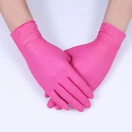 nitrile gloves////disposable gloves//// Disposable Nitrile Gloves Thickened Kitchen Catering Rubber 