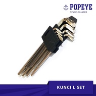 L-WRENCH / LONG L-WRENCH / L-WRENCH SET / L-WRENCH SET 9 PCS POPEYE