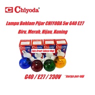HIJAU MERAH Chiyoda Color Light Bulb 5Watt 5W 5 Watt G40 Blue, Red, Green, Yellow
