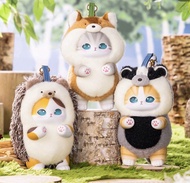 Mofusand 小動物 小刺蝟 浣熊 小熊貓 小松鼠 小狐狸 手機繩公仔 毛公仔 鯊魚貓 白貓咪 掛件 毛公仔 掛飾 鎖匙扣 吊飾 包掛 限量版 日本代購 keychain cat stuffed