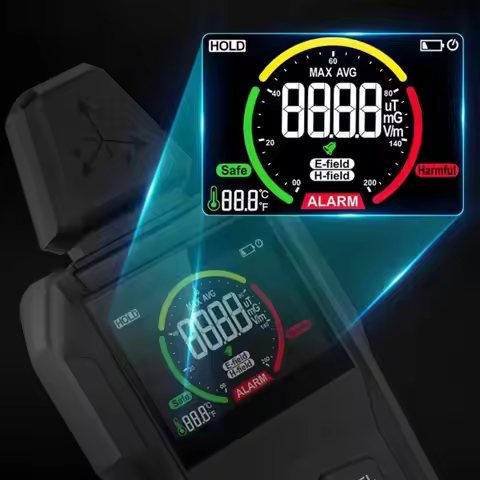 EMF01 Electromagnetic Radiation Detector High Precision LCD Digital Electromagnetic Field Radiation 