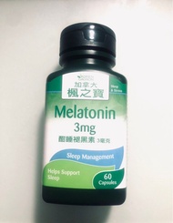  原價$169 全新 加拿大 楓之寶 酣睡 褪黑素 3毫克 (60粒) Adrien Gagnon Melatonin 3mg 60 Capsules (Made in Canada) 