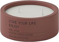 2PC Nordic Minimalist And Creative Ceramic Home Fragrance Candle Cup, Soybean Candle Empty Cup For W