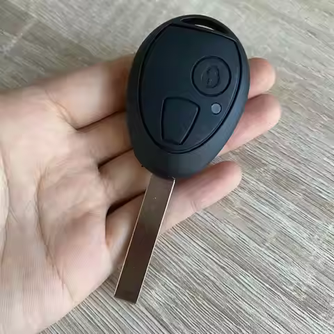 DUDELY 2 Buttons Remote Car Key Shell for MG BMW Mini Cooper R53 R50 S for Land Rover 75 Z3 Z4 X3 X5