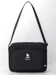 MOZ 斜孭袋 日本雜誌限定moz麋鹿圖案多功能收納斜背包 方包 單肩包 袋 男女同款