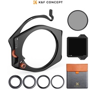 K&F Concept Square Filter Kit CPL ND1000 with 4 Adapters ProRing