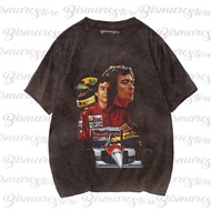 F1 Ayrton Senna Black Premium Tshirt