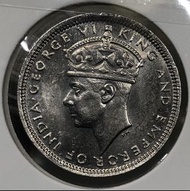 2c.12香港一毫 1939 H年【原廠車輪轉光/靚品】【戰前 英皇喬治六世】 香港舊版錢幣・硬幣 $250 (2c.12)